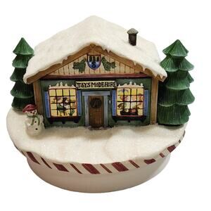Our America Gift SANTA'S WORKSHOP #8041 By Debbie Mumm Candle Topper Collection